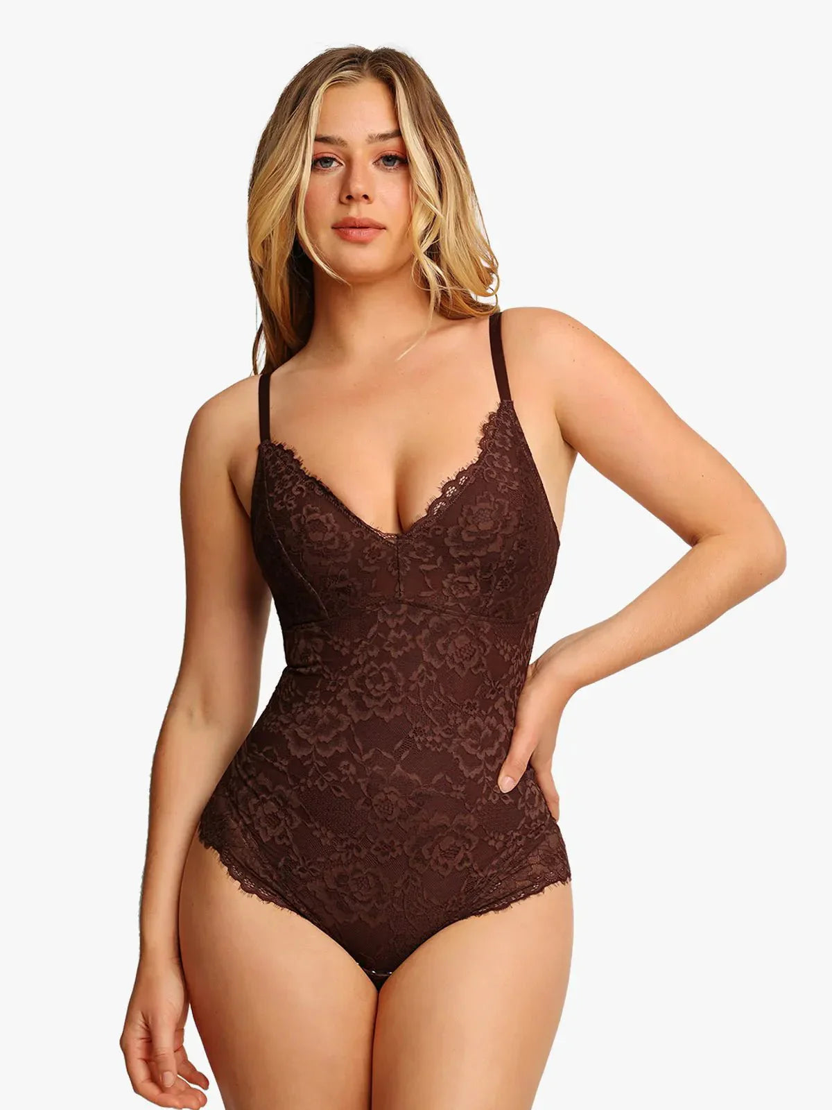 Manuella - Shapewear Full Lace Bodysuit