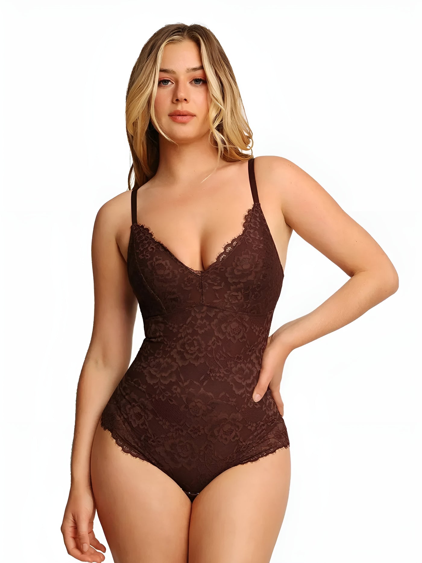 Manuella - Shapewear Full Lace Bodysuit