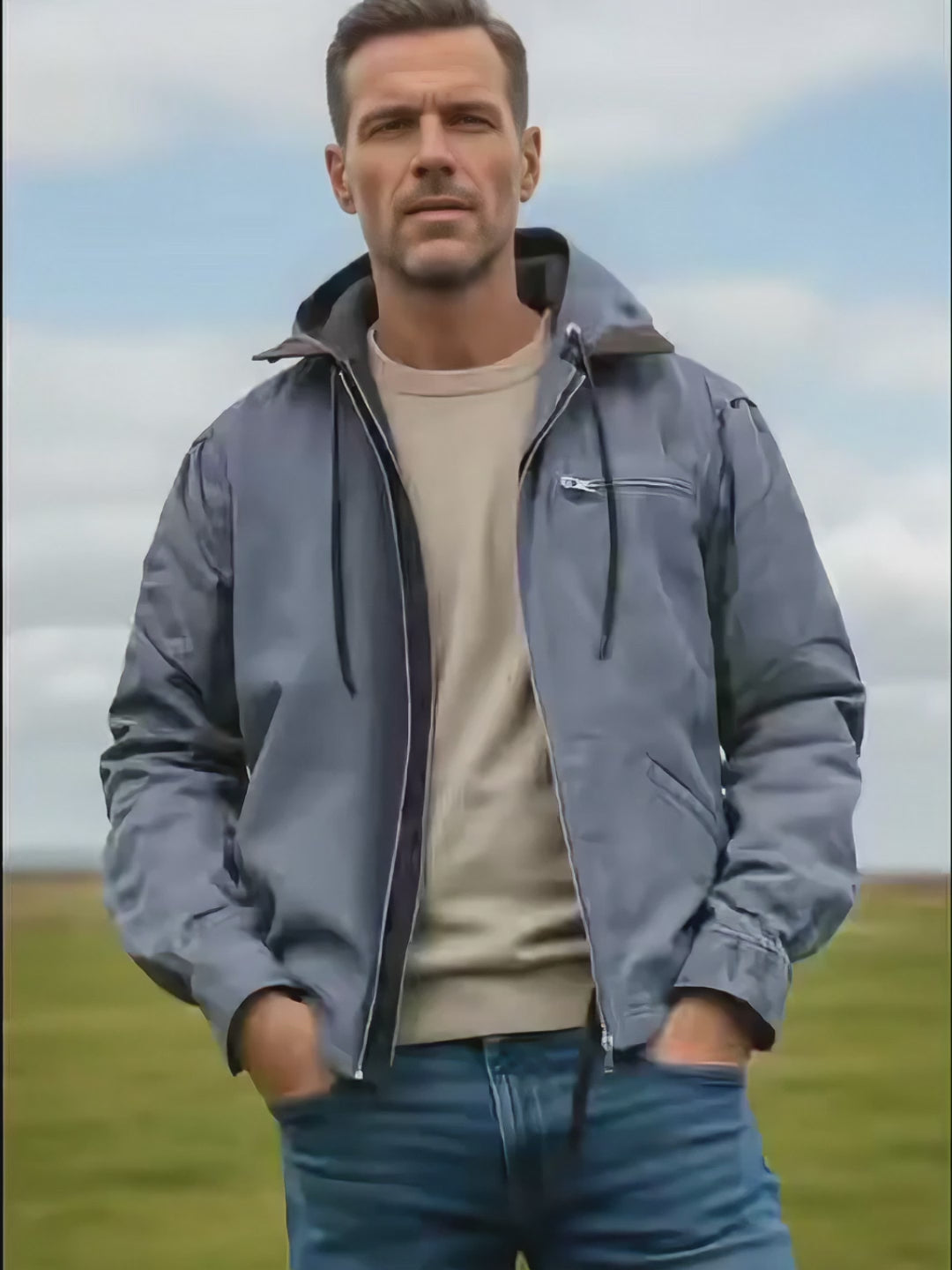 Simon | Hooded Fleece Jacket With Pockets